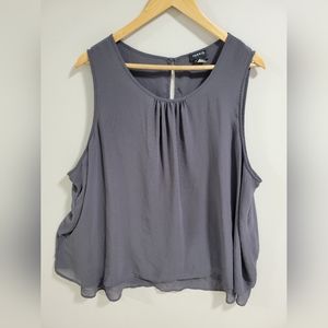 Torrid Grey top size 3